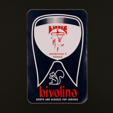 bivolino Bikkie ヴィンテージステッカー オランダ