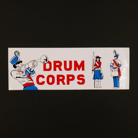 DRUM CORPS ヴィンテージステッカー オランダ