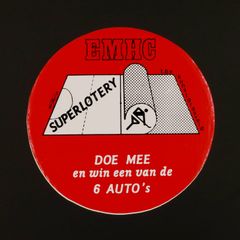 SUPERLOTERY EMHC ヴィンテージステッカー オランダ