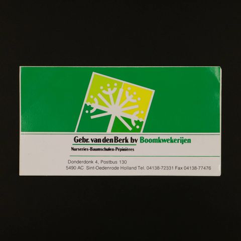 Nursries Baumschulen Pepinieres ヴィンテージステッカー オランダ