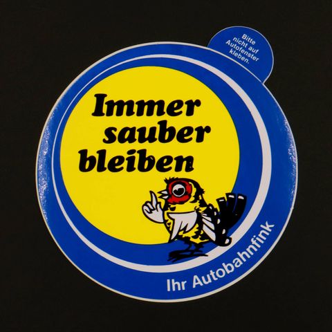 Immer sauber bleiben ヴィンテージステッカー オランダ