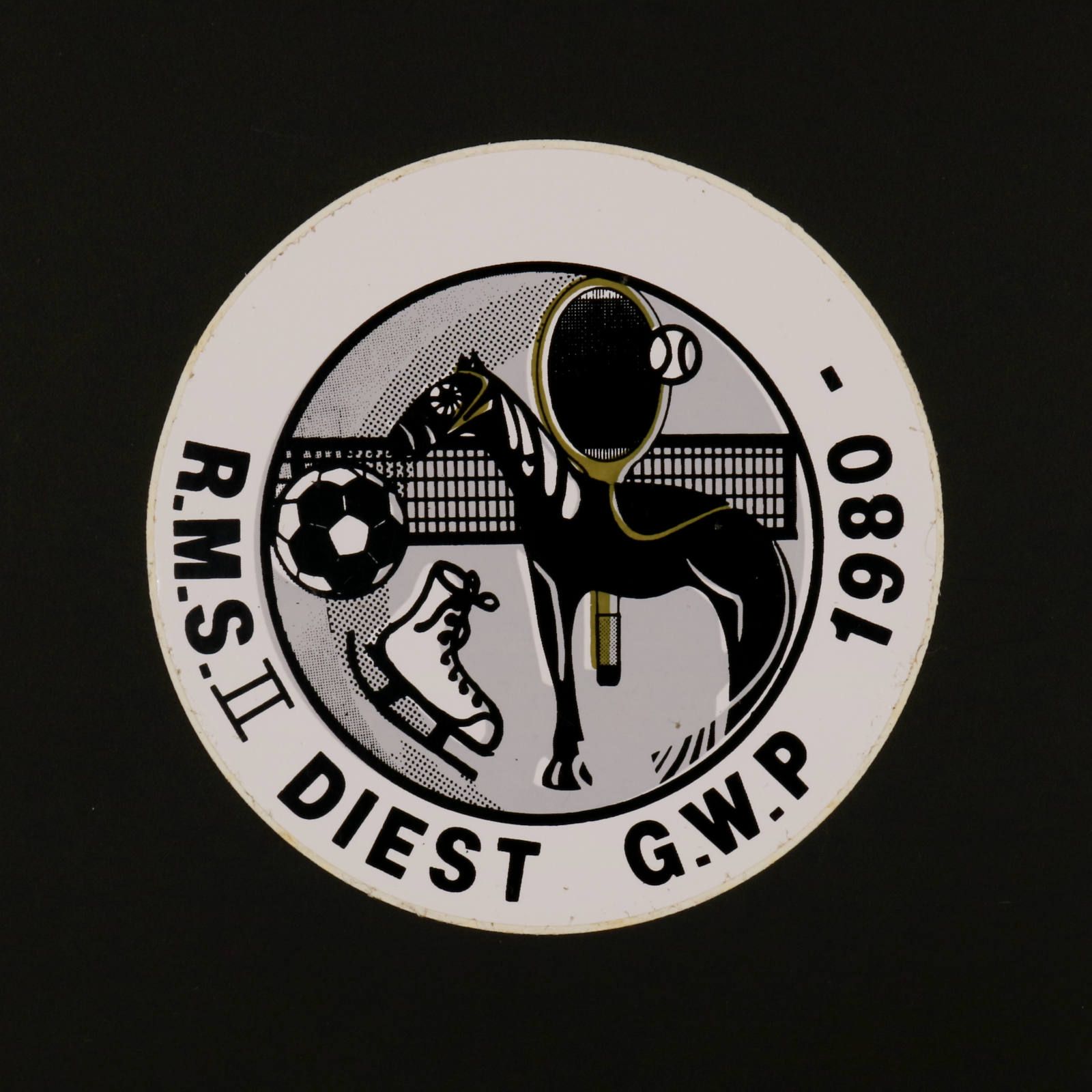 R.M.S.II DIEST G.W.P 1980 ヴィンテージステッカー オランダ