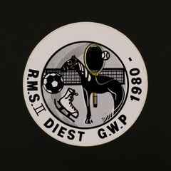 R.M.S.II DIEST G.W.P 1980 ヴィンテージステッカー オランダ