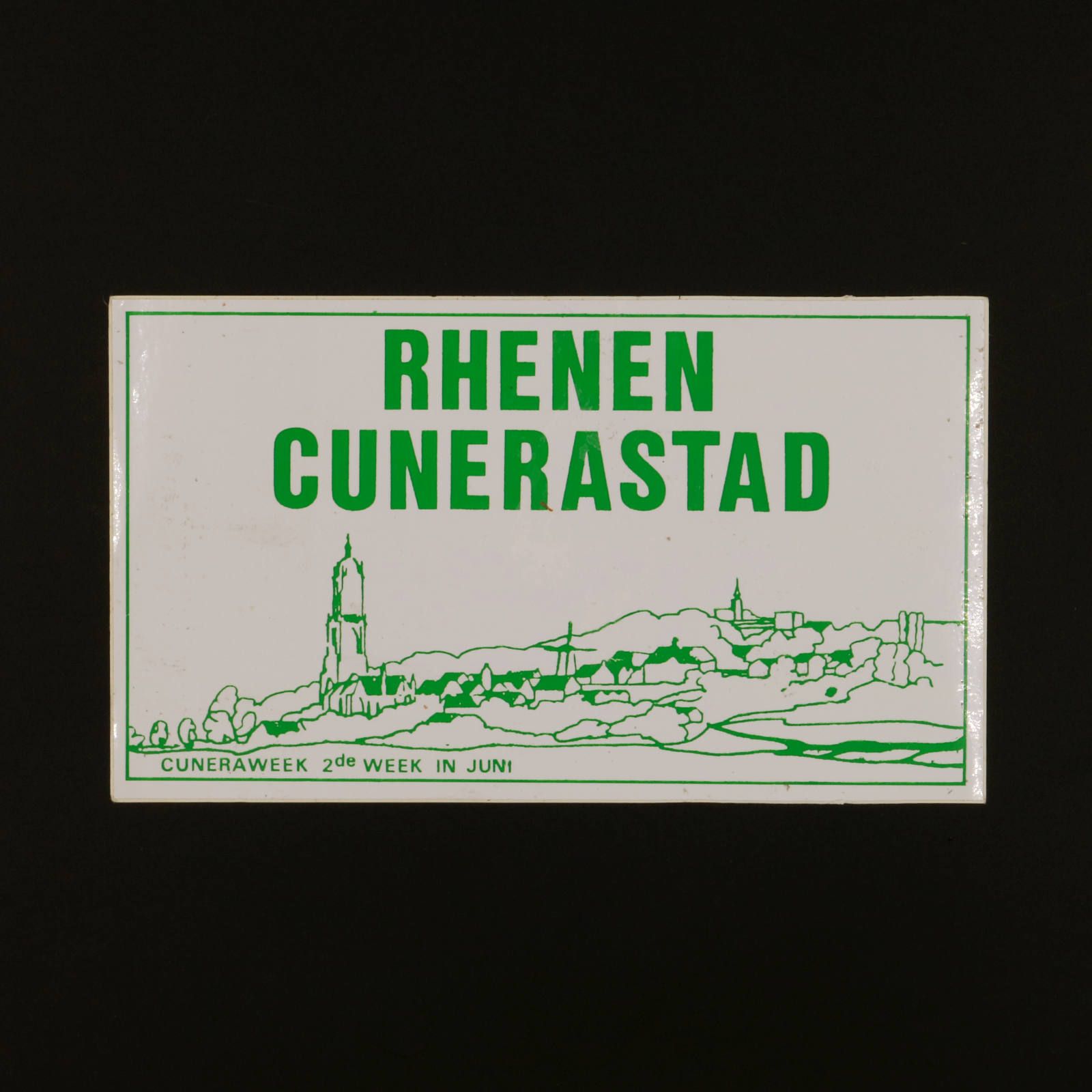 RHENEN CUNERASTAD ヴィンテージステッカー オランダ