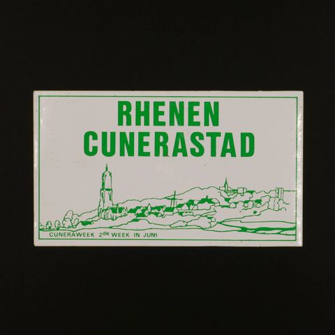RHENEN CUNERASTAD ヴィンテージステッカー オランダ