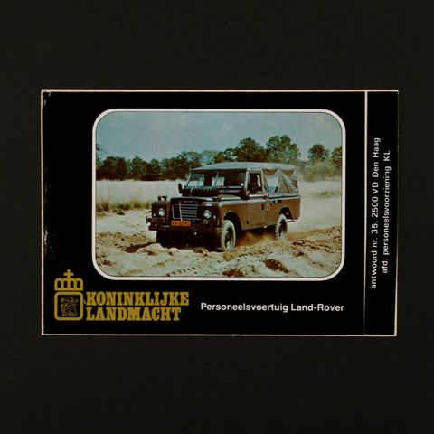 KONINKLIJKE LANDMACHT ヴィンテージステッカー オランダ