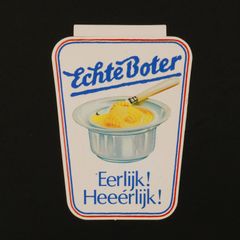 Echte Boter ヴィンテージステッカー オランダ