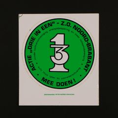 Z.O. NOORD-BRABANT ヴィンテージステッカー オランダ