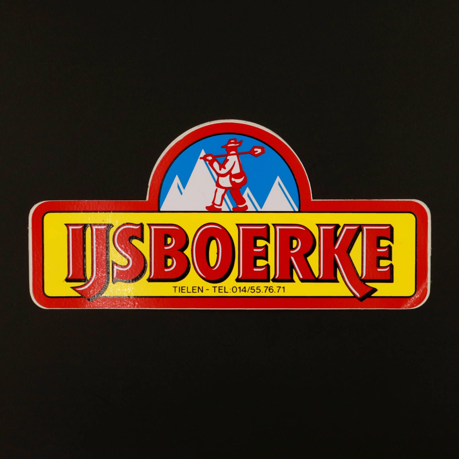 IJSBOERKE ヴィンテージステッカー オランダ