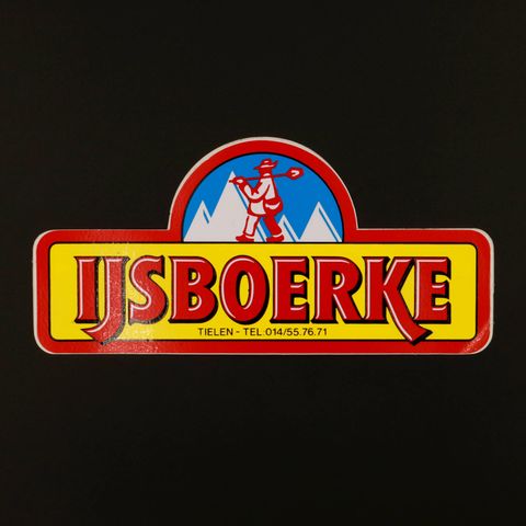 IJSBOERKE ヴィンテージステッカー オランダ