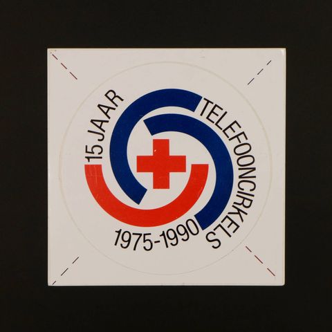 TELEFOONCIRKELS 15JAAR ヴィンテージステッカー オランダ