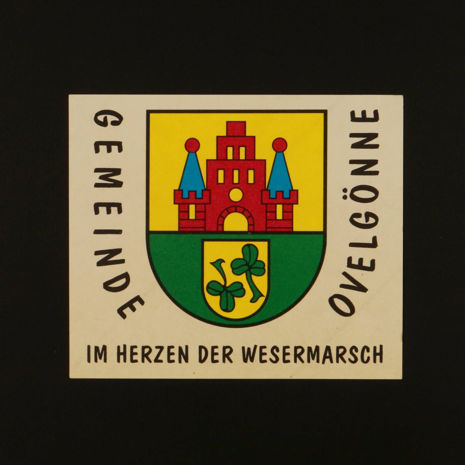 GEMEINDE OVERGONNE ヴィンテージステッカー オランダ