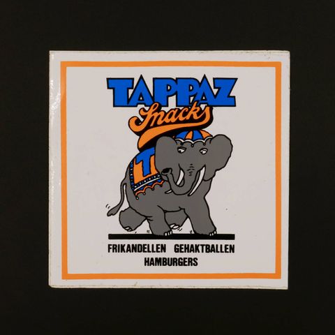 TAPPAZ Snacks ヴィンテージステッカー オランダ