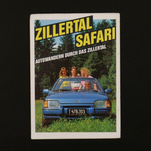 ZILLERTAL SAFARI ヴィンテージステッカー オランダ