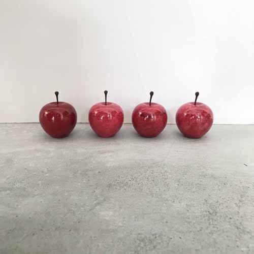 「Marble Apple Large」Red