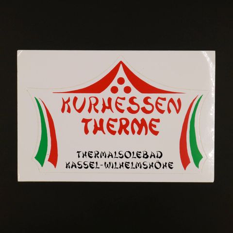 KURHESSEN THERME ヴィンテージステッカー オランダ