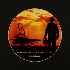 luchtmacht nederland ヴィンテージステッカー オランダ