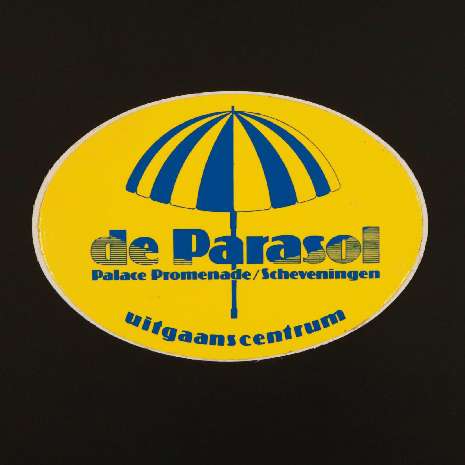 uitgaans centrum de Parasol ヴィンテージステッカー オランダ