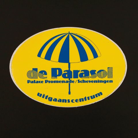 uitgaans centrum de Parasol ヴィンテージステッカー オランダ