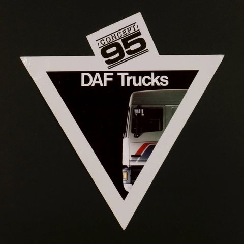 DAF Trucks CONCEPT 95 ヴィンテージステッカー オランダ