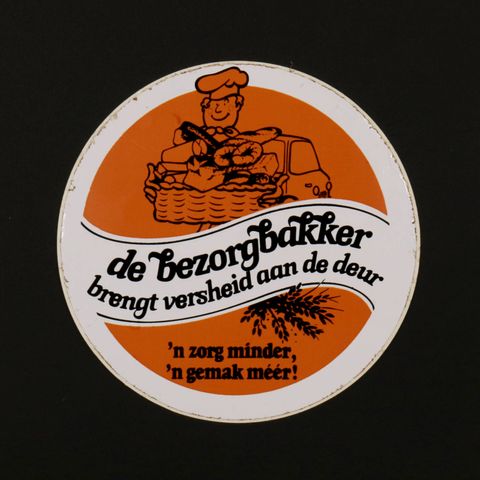 de bezorgbakker ヴィンテージステッカー オランダ
