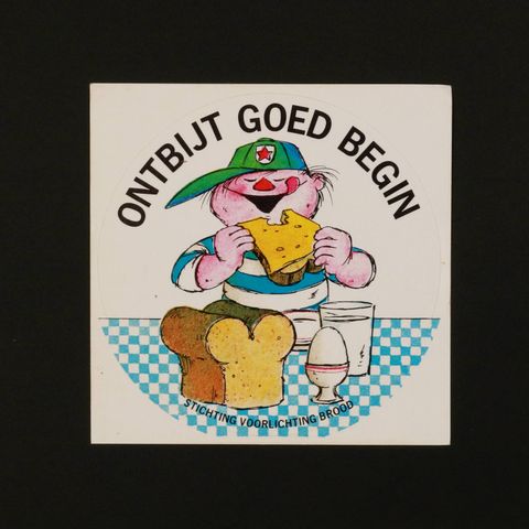 STICHTING VOORLICHTING BROOD ヴィンテージステッカー オランダ