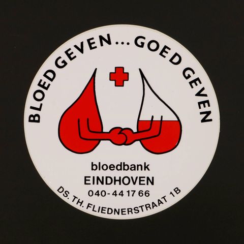 bloedbank EINDHOVEN ヴィンテージステッカー オランダ