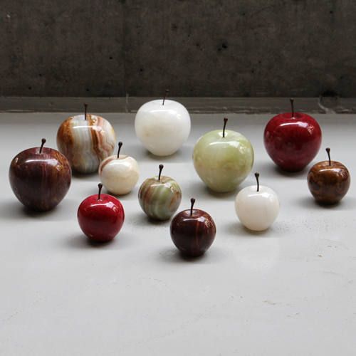 「Marble Apple Large」Red