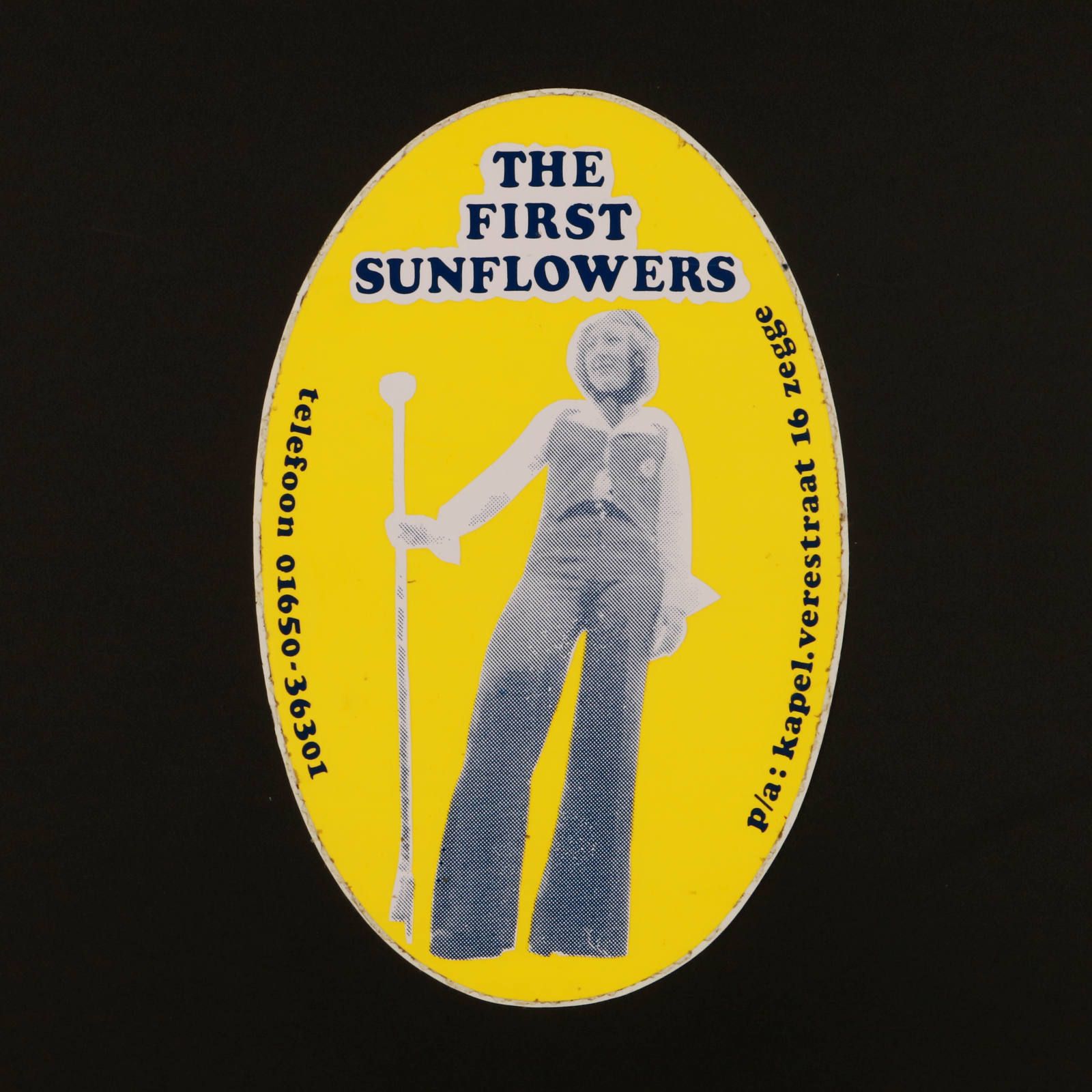 THE FIRST SUNFLOWERS ヴィンテージステッカー オランダ
