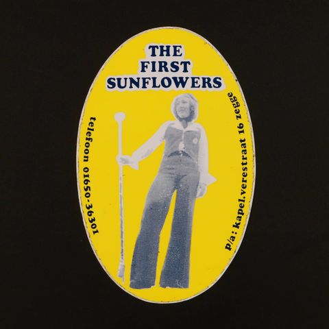 THE FIRST SUNFLOWERS ヴィンテージステッカー オランダ