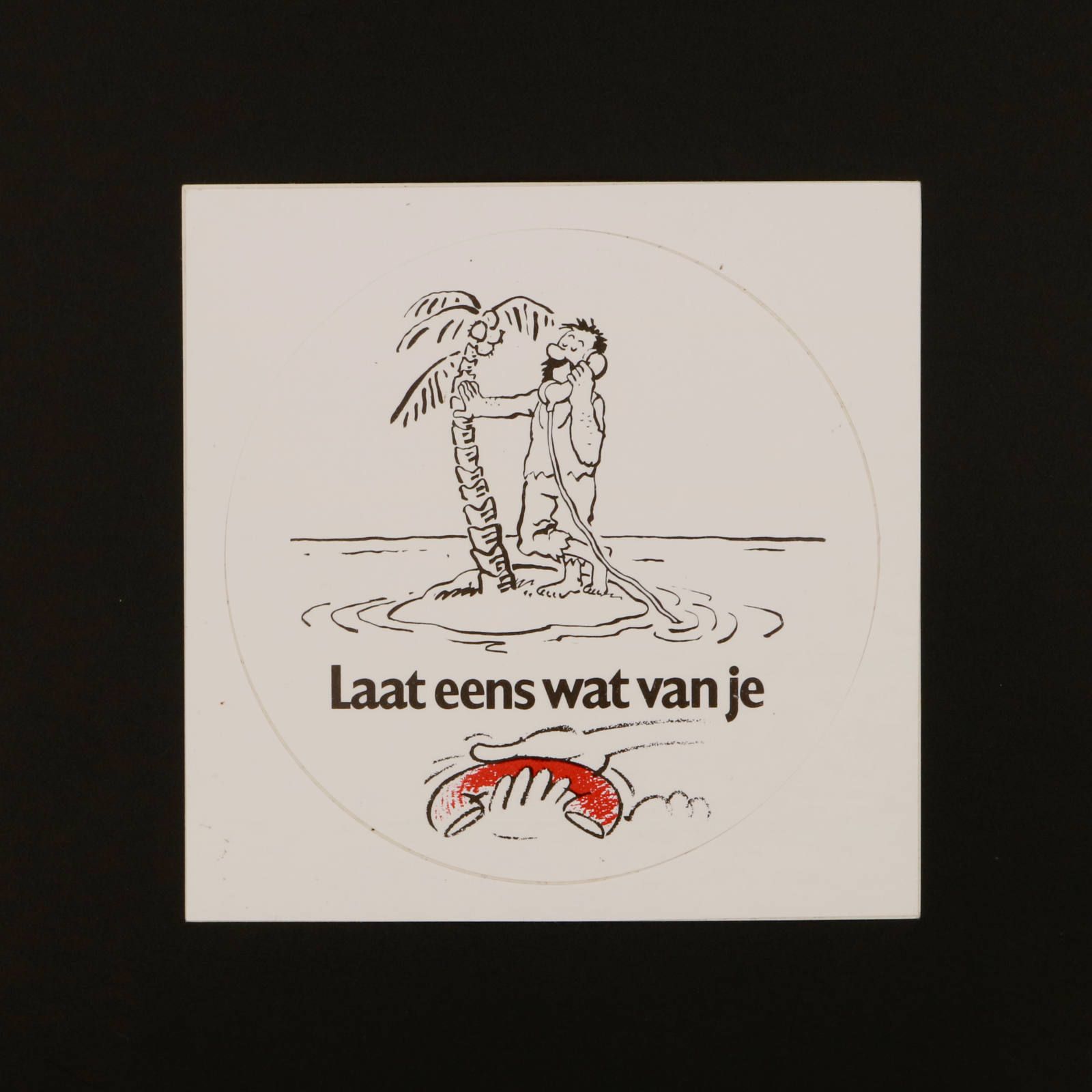 Laat eens wat van je ヴィンテージステッカー オランダ