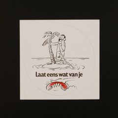Laat eens wat van je ヴィンテージステッカー オランダ