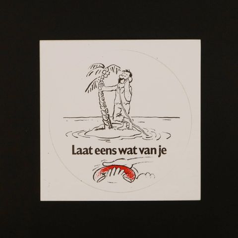 Laat eens wat van je ヴィンテージステッカー オランダ