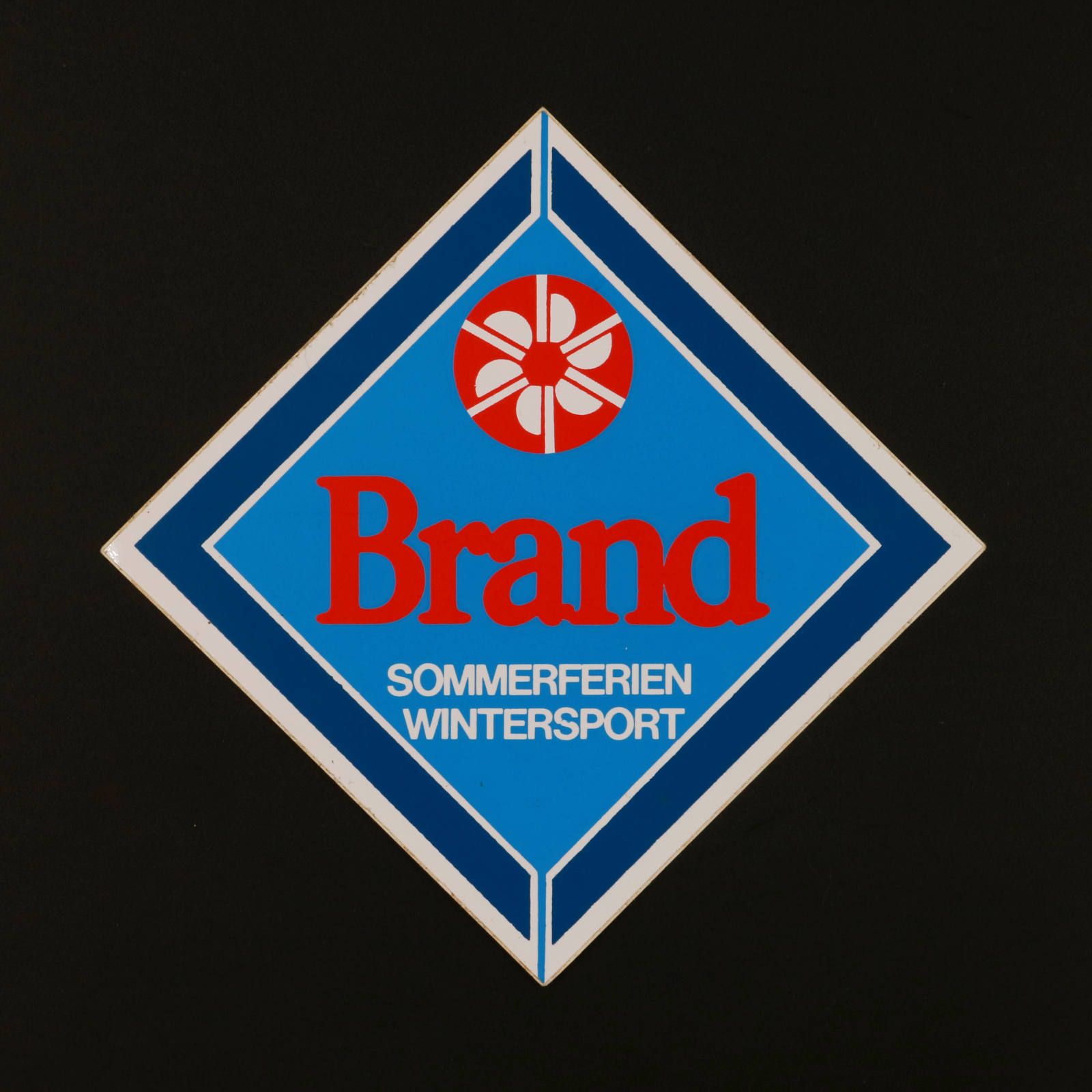 Brand SOMMERFERIEN WINTERSPORT ヴィンテージステッカー オランダ