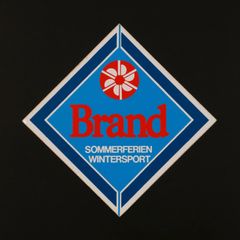 Brand SOMMERFERIEN WINTERSPORT ヴィンテージステッカー オランダ