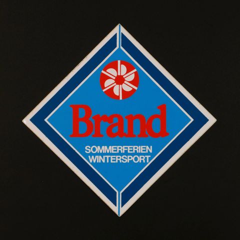 Brand SOMMERFERIEN WINTERSPORT ヴィンテージステッカー オランダ