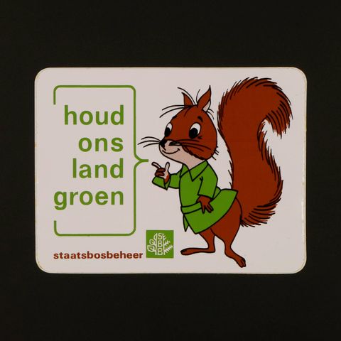 SBB staats bos beheer ヴィンテージステッカー オランダ
