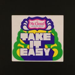 Mc Cloud TAKE IT EASY ヴィンテージステッカー オランダ