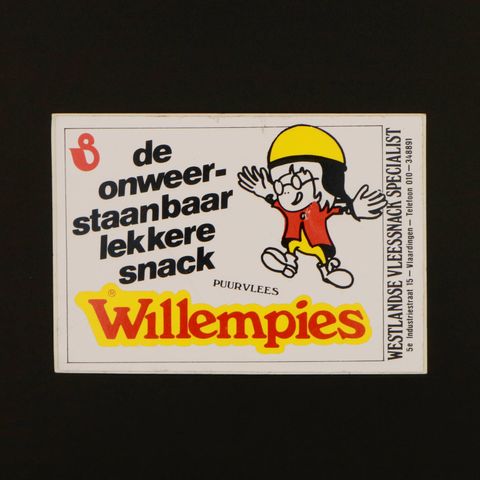 Willempies ヴィンテージステッカー オランダ