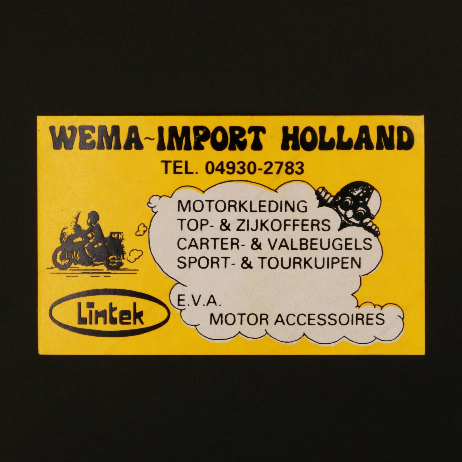Lintek ヴィンテージステッカー オランダ