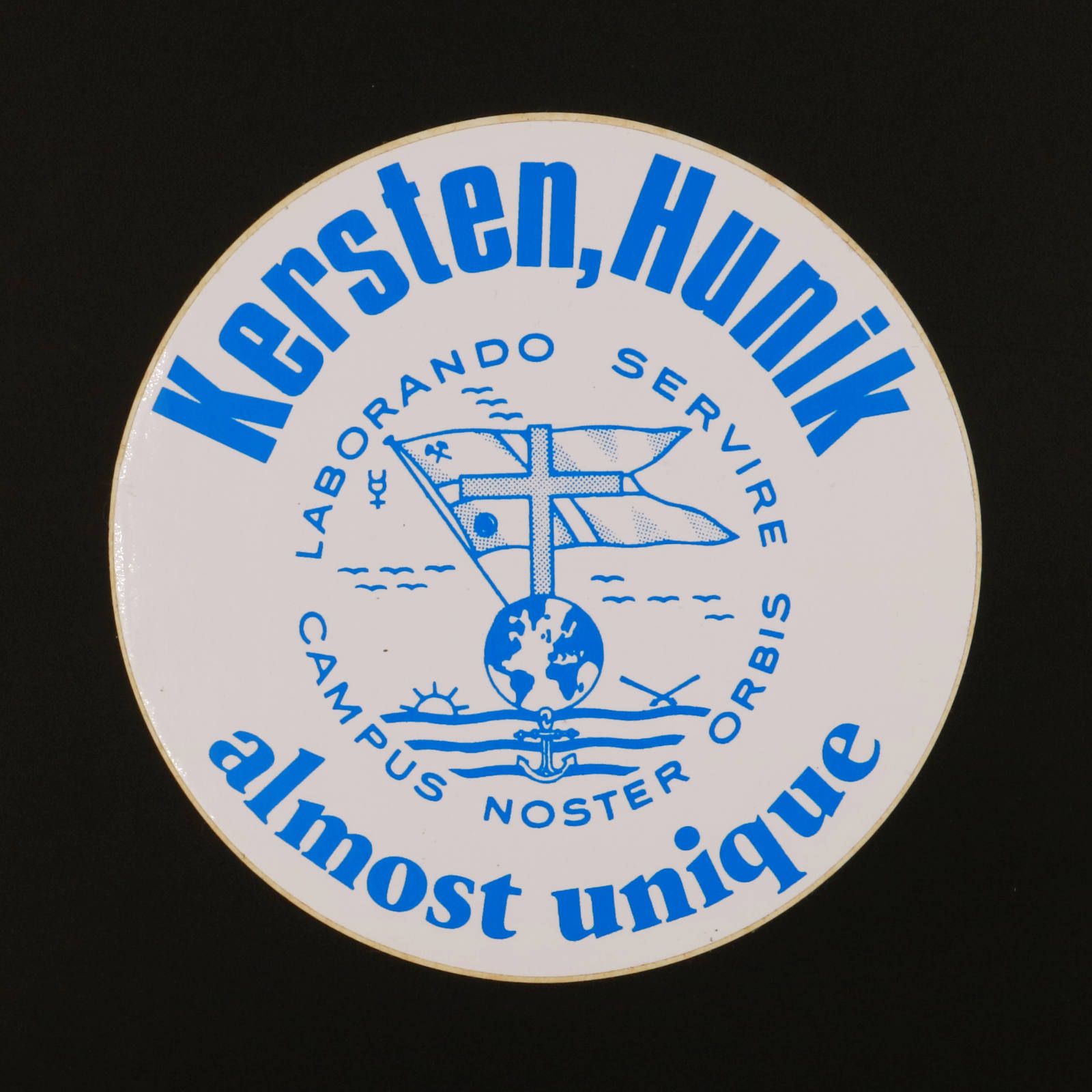Kersten Hunik ヴィンテージステッカー オランダ