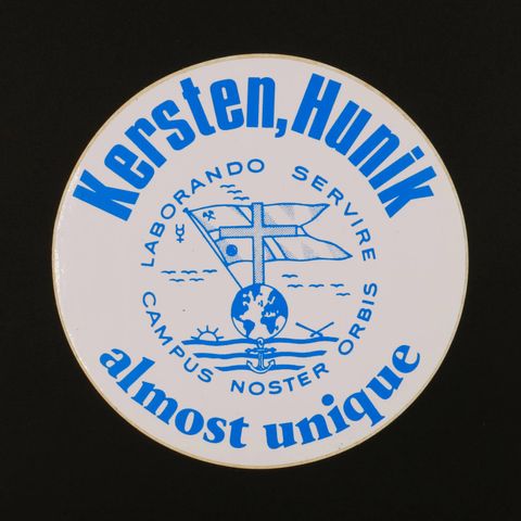 Kersten Hunik ヴィンテージステッカー オランダ