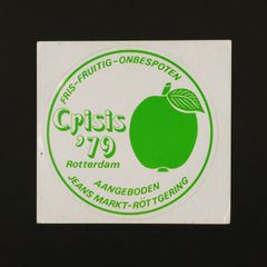 Crisis '79 ヴィンテージステッカー オランダ