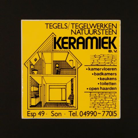 KERAMIEK ヴィンテージステッカー オランダ