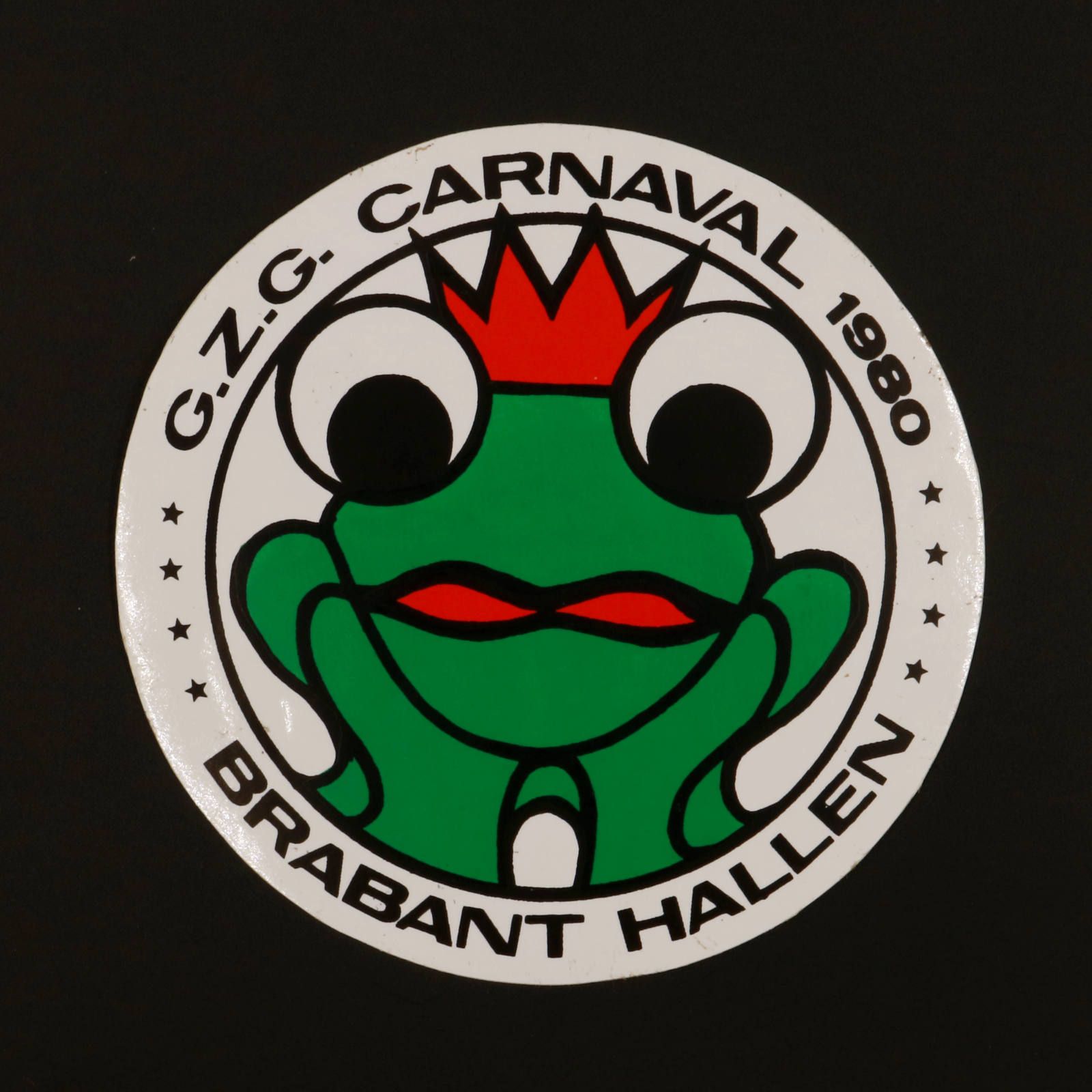 BRABANT HALLEN G.Z.G. CARNAVAL 1980 ヴィンテージステッカー オランダ