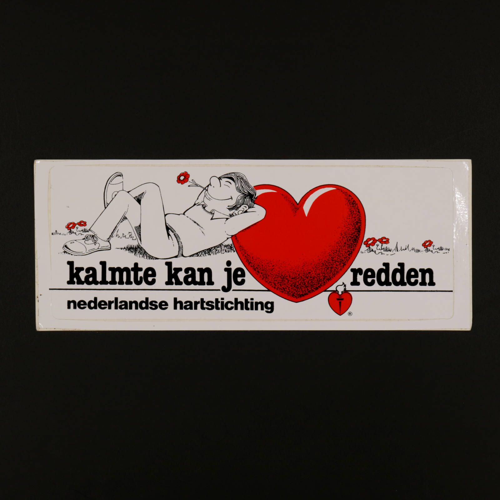 nederlandese hartstichting ヴィンテージステッカー オランダ
