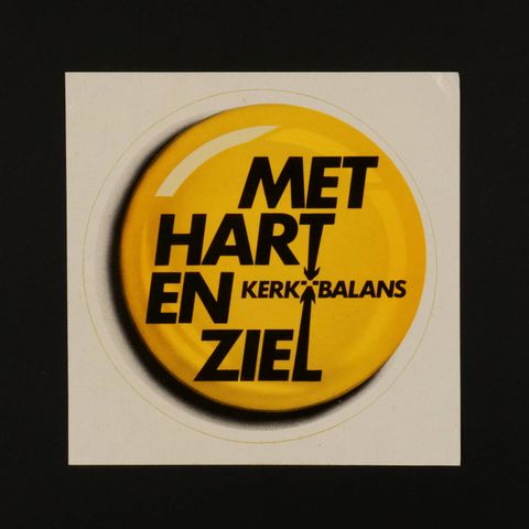 KERK BALANS ヴィンテージステッカー オランダ