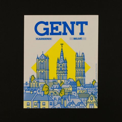GENT ヴィンテージステッカー オランダ