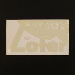 Lofer Ski- und Wander- paradies ヴィンテージステッカー オランダ