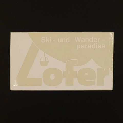 Lofer Ski- und Wander- paradies ヴィンテージステッカー オランダ
